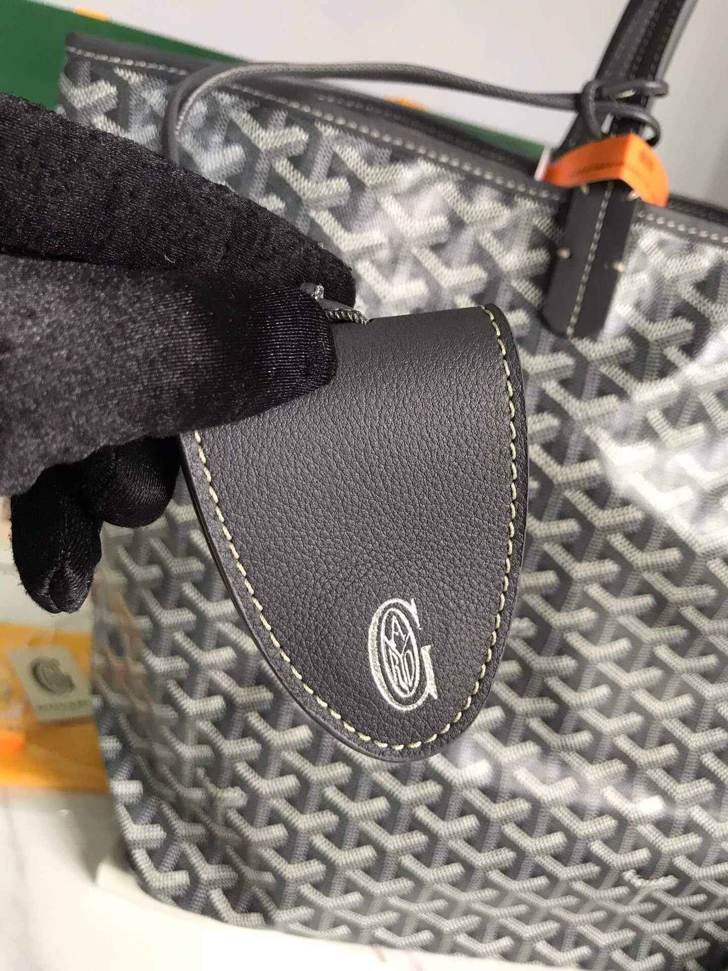 Goyard St Louis PM Dark Black