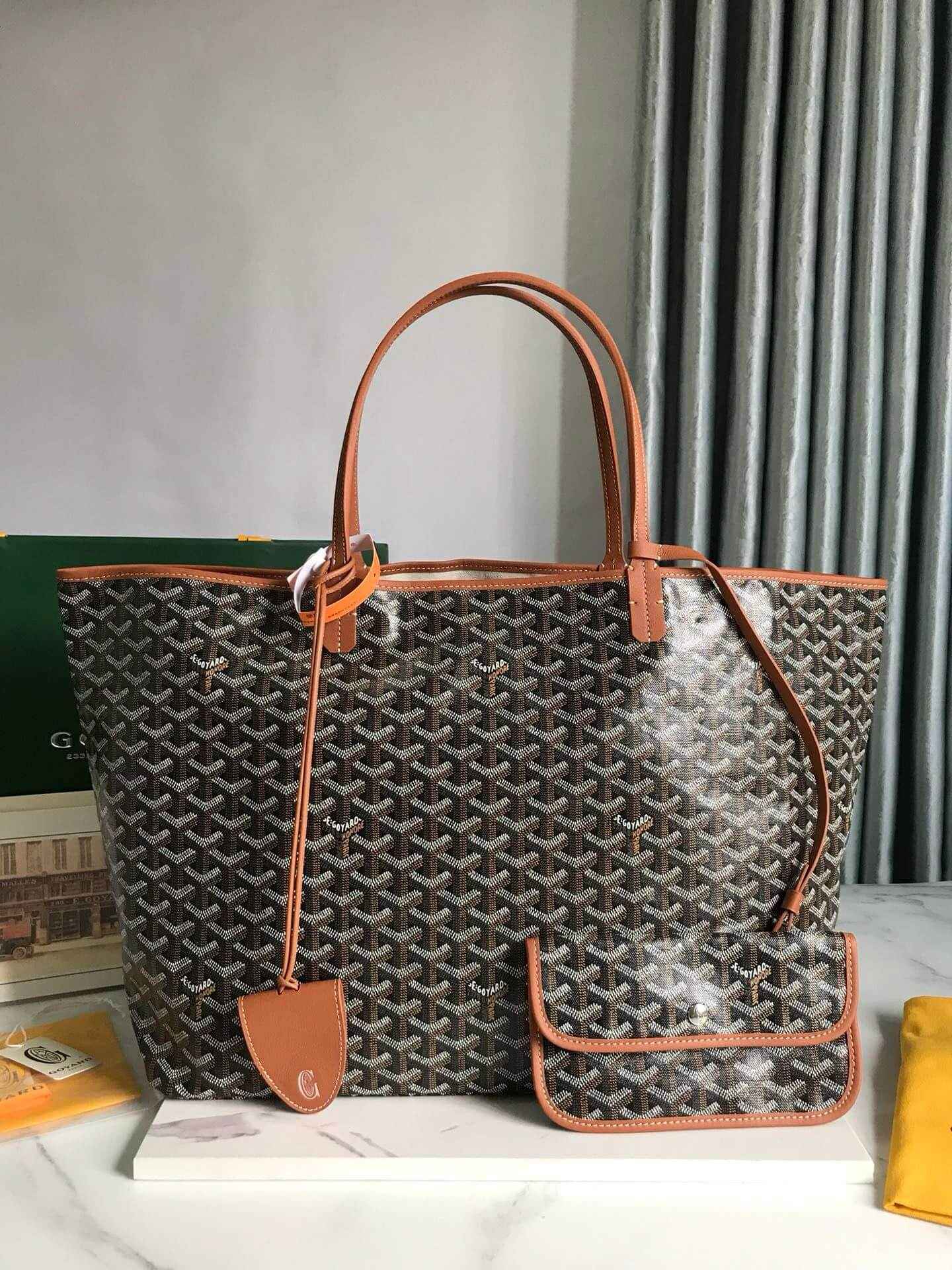 Goyard St Louis PM Dark Brown