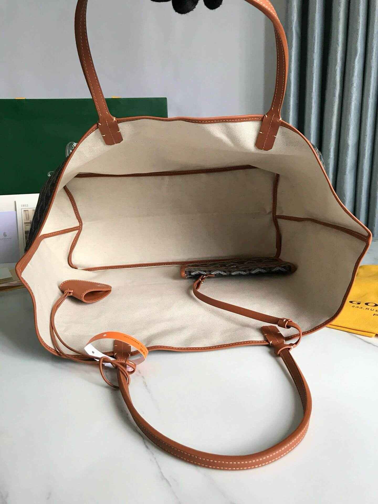 Goyard St Louis PM Dark Brown