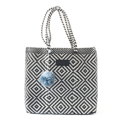 Greca Woven Tote Tin Marin Brand