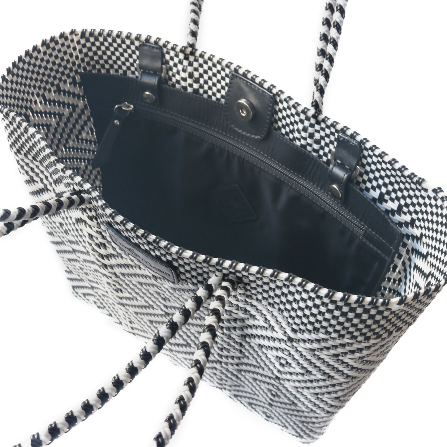 Greca Woven Tote Tin Marin Brand