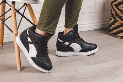 CALTO High-Top Sneaker Elevator Shoes - 3.8 Inches - H71901 Tallmenshoes.com