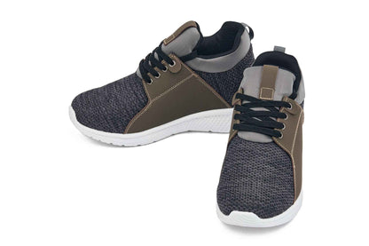 CALTO 3.2-Inch Taller Charcoal Men's Elevator Sneakers - H71923 Tallmenshoes.com