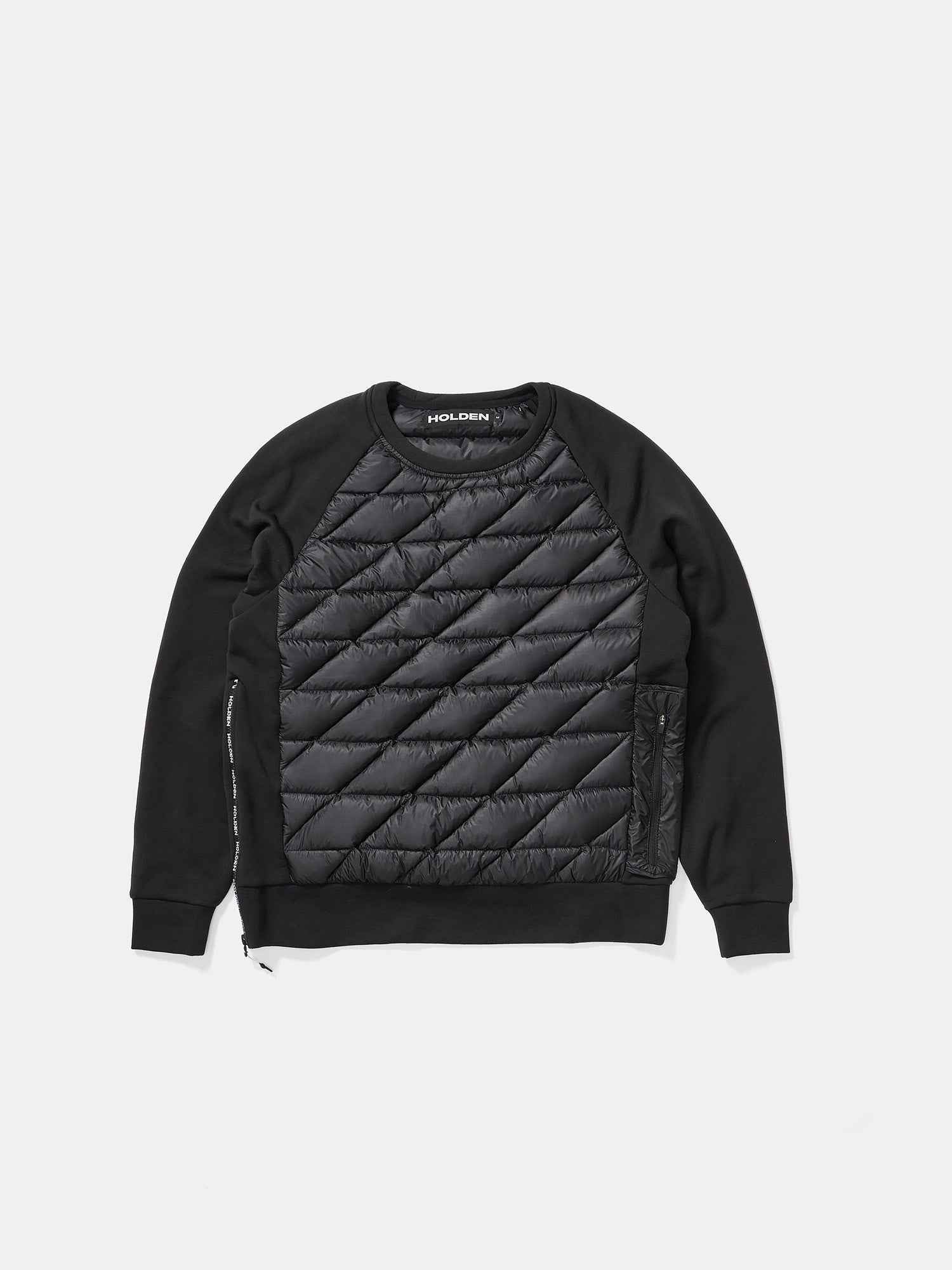 Hybrid Down Crew - Black
