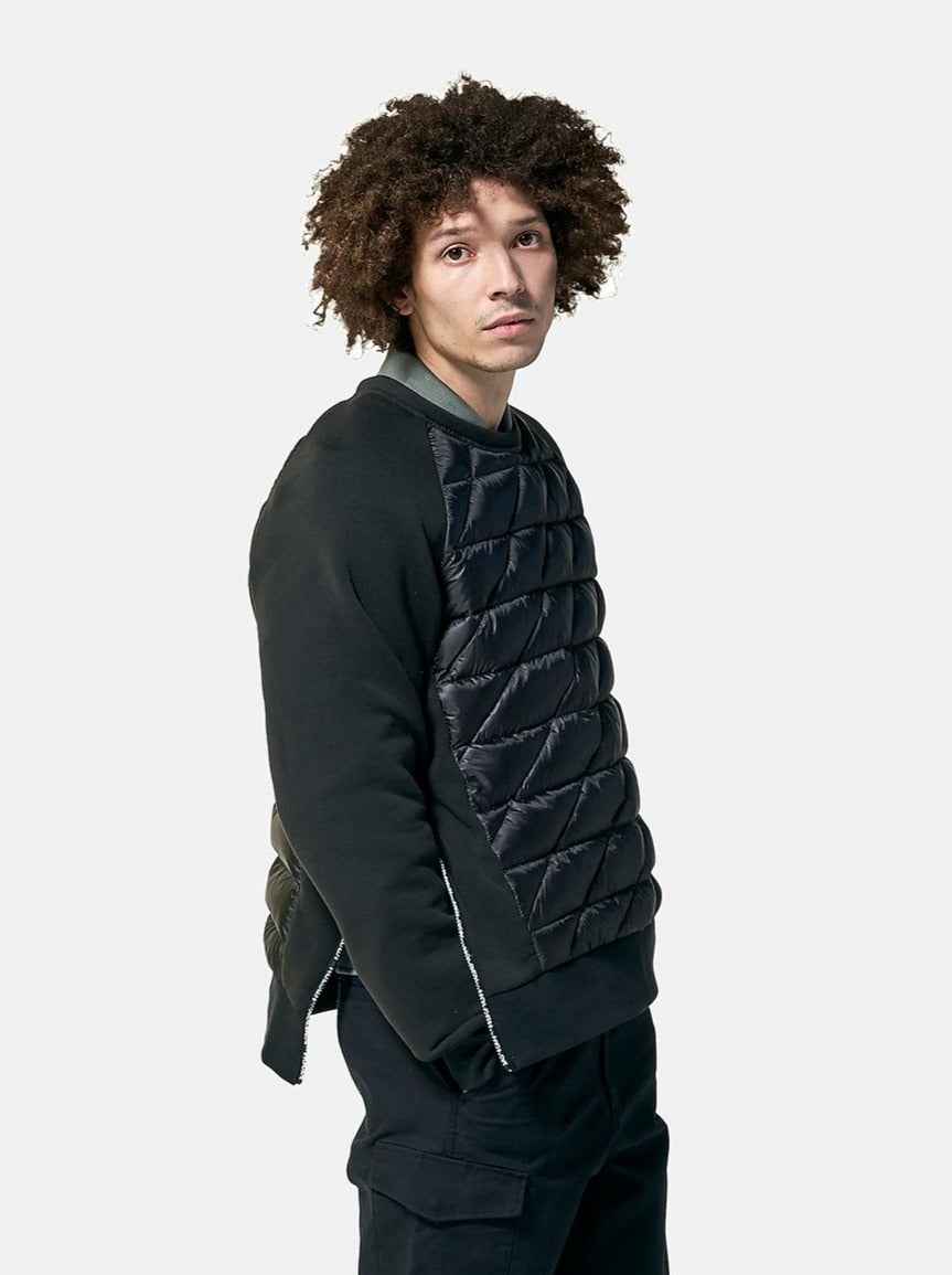Hybrid Down Crew - Black