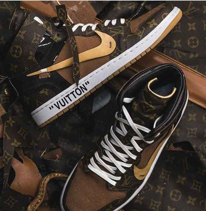 Custom Air Jordan 1 x LV Logo