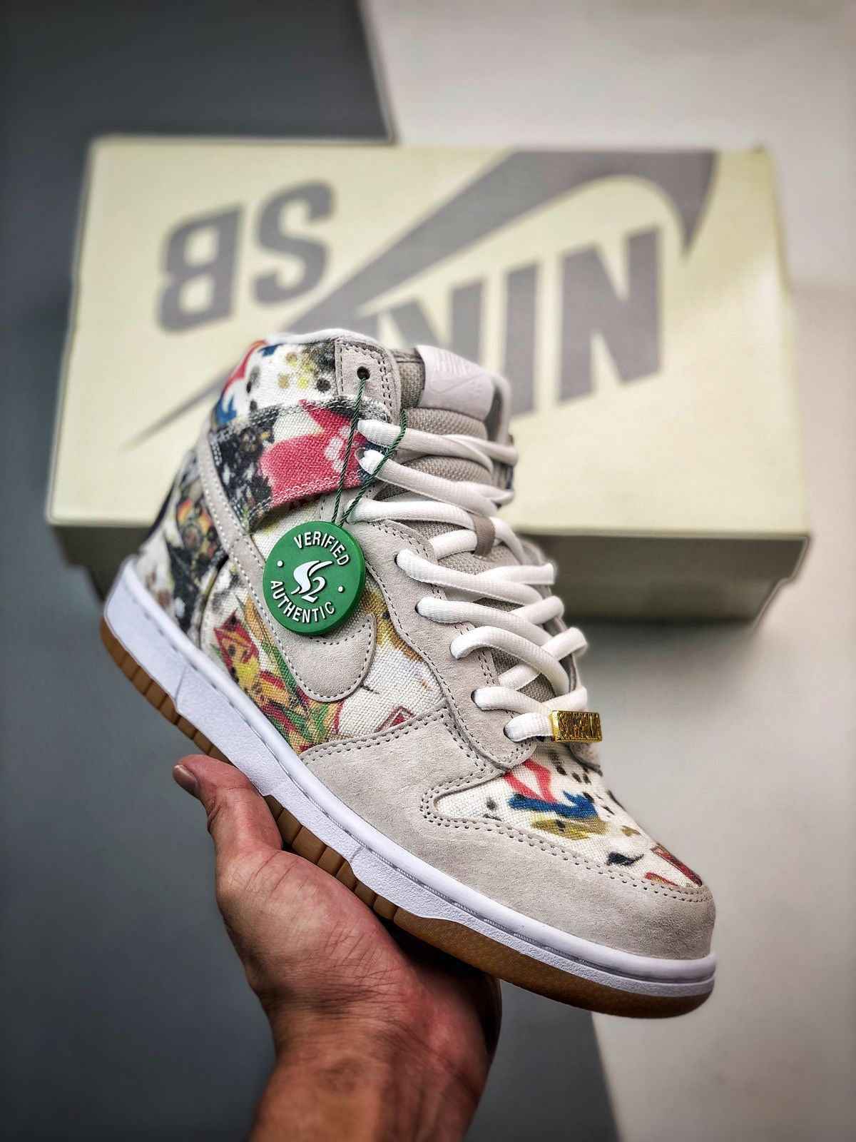 Custom Supreme x NK Dunk SB High Rammellzee