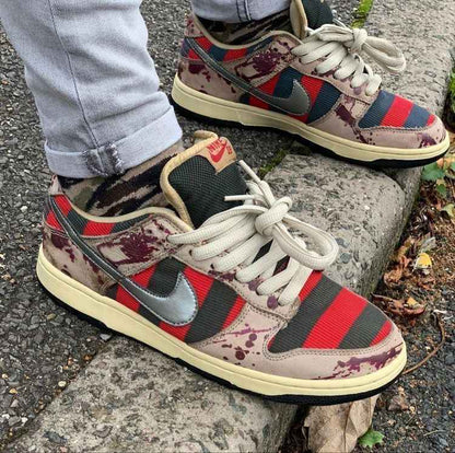 Custom SB Dunk Low “Freddy Krueger”