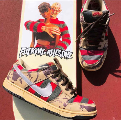 Custom SB Dunk Low “Freddy Krueger”
