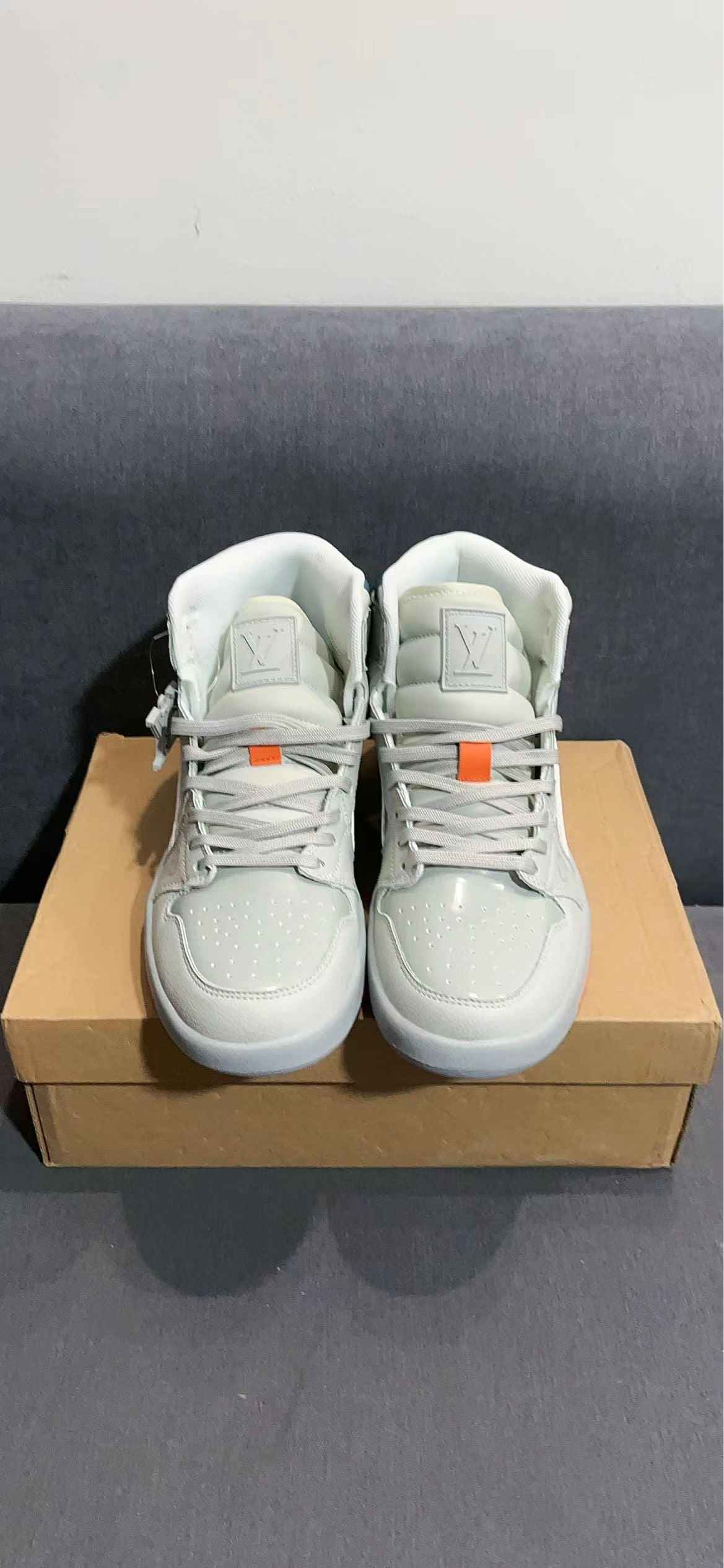 Custom Air Jordan 1 LV Monogram - Personalized Sneakers for Style and Comfort