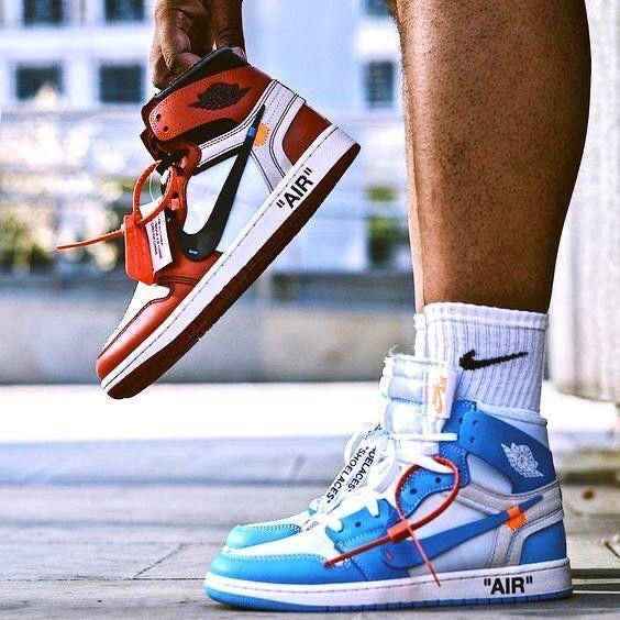 Custom Air Jordan 1 OFF-White Chicago Sneakers