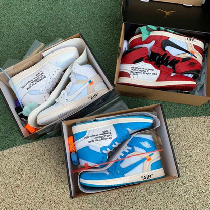 Custom Air Jordan 1 OFF-White Chicago Sneakers