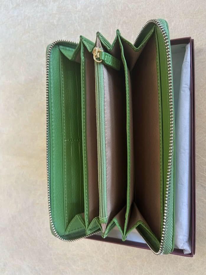 Sophia Zip-Around Leather Wallet – Travel & Everyday MiamiLeathers.com