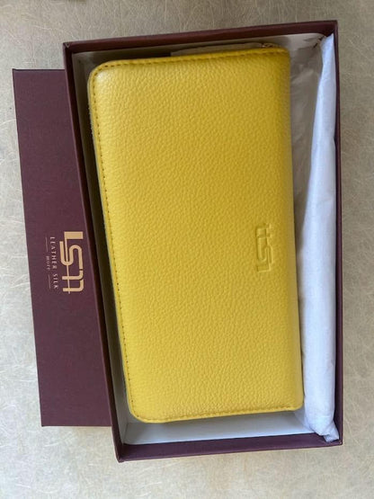 Sophia Zip-Around Leather Wallet – Travel & Everyday MiamiLeathers.com