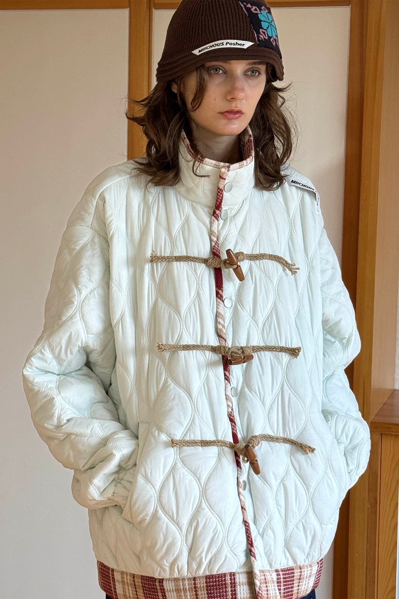 Floral Patch Beanie - Wolvess