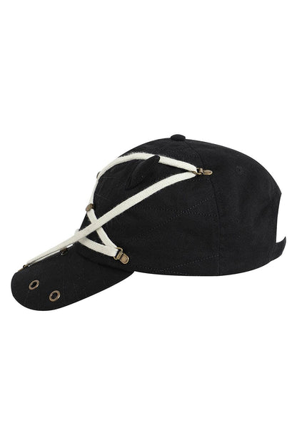 Pentagram Strap Military Cap - Wolvess
