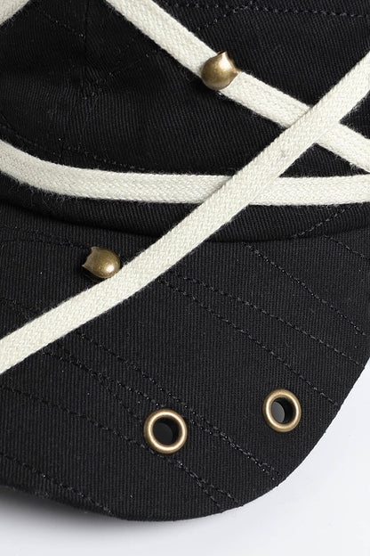 Pentagram Strap Military Cap - Wolvess