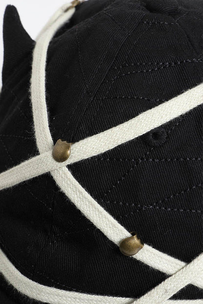 Pentagram Strap Military Cap - Wolvess