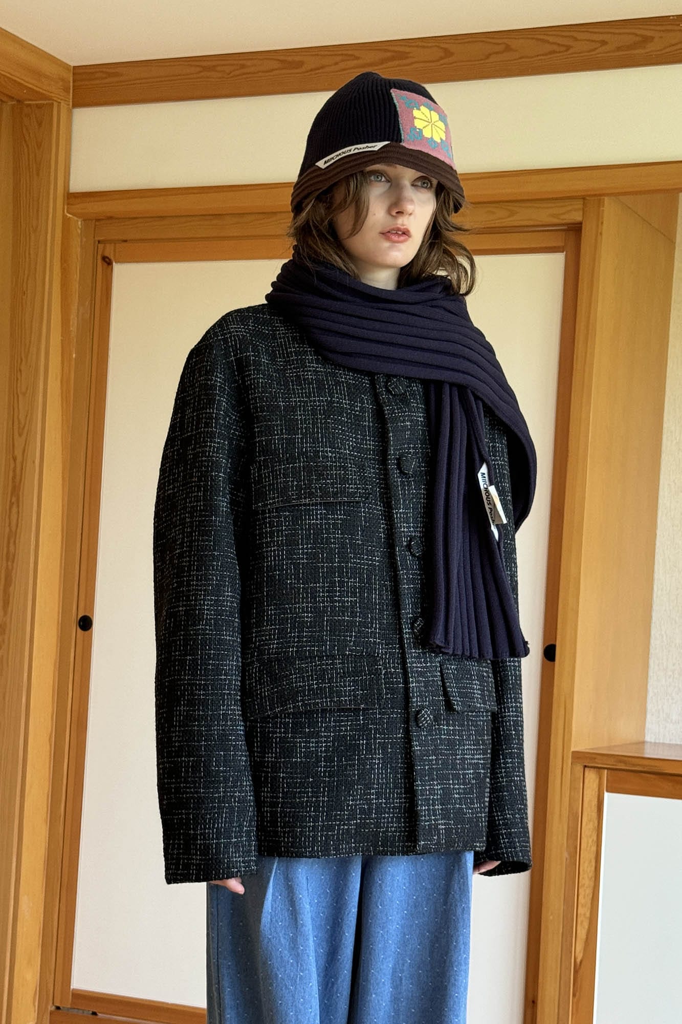 Floral Patch Beanie - Wolvess