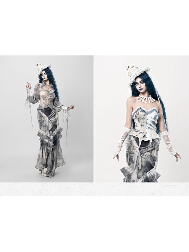 Gothic Wedding Cake Mini Hat - Wolvess