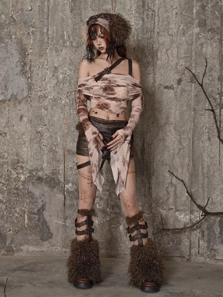 Faux Fur Leg Warmers - Wolvess