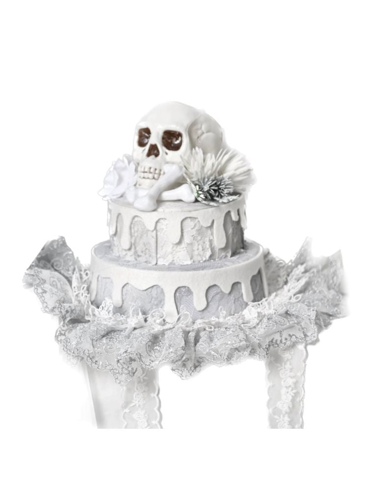 Gothic Wedding Cake Mini Hat - Wolvess