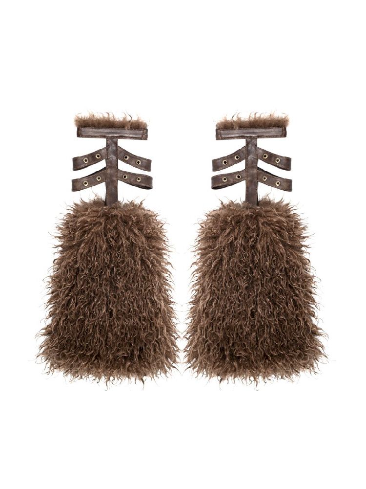 Faux Fur Leg Warmers - Wolvess