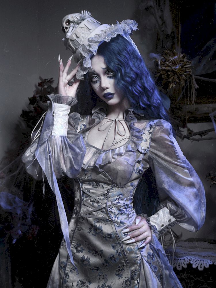 Gothic Wedding Cake Mini Hat - Wolvess