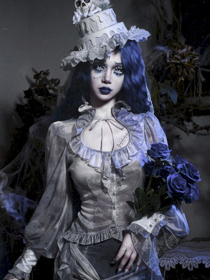 Gothic Wedding Cake Mini Hat - Wolvess