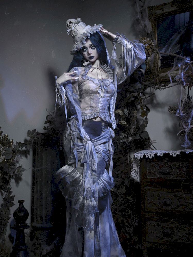 Gothic Wedding Cake Mini Hat - Wolvess