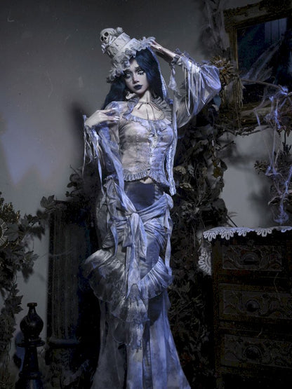 Gothic Wedding Cake Mini Hat - Wolvess