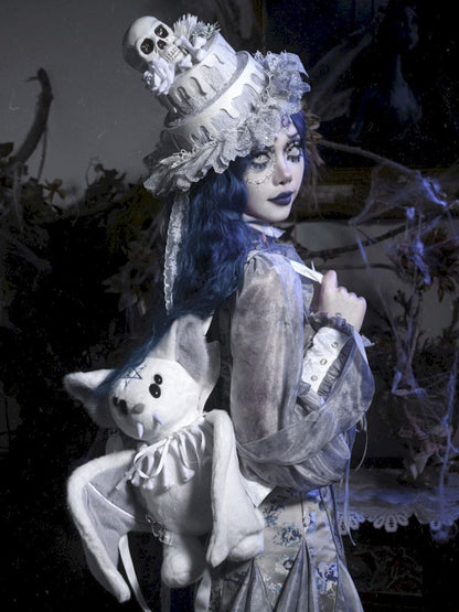 Gothic Wedding Cake Mini Hat - Wolvess