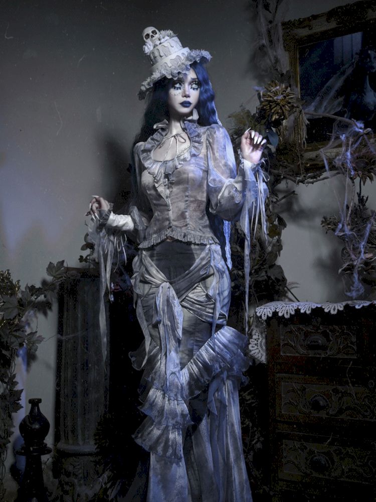 Gothic Wedding Cake Mini Hat - Wolvess