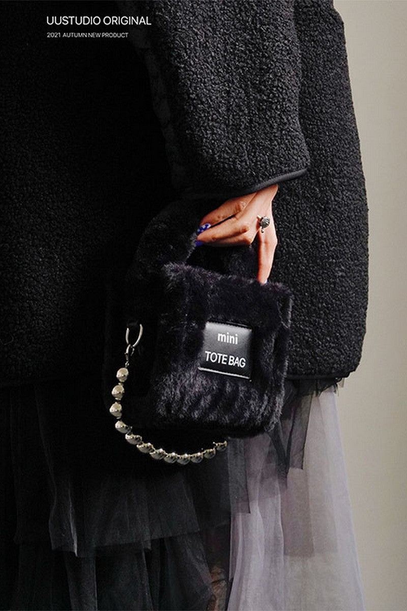 Furry Mini Tote Bag - Wolvess