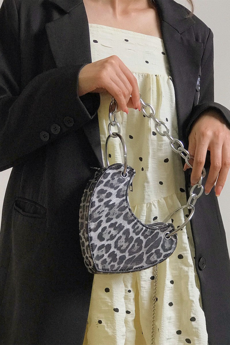Heart Chain Mini Bag - Wolvess