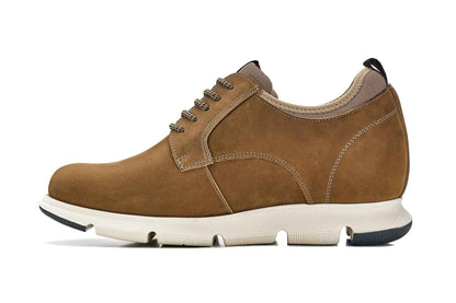 CALTO - J1200 - 3.3 Inches Taller (Tan Brown) Tallmenshoes.com
