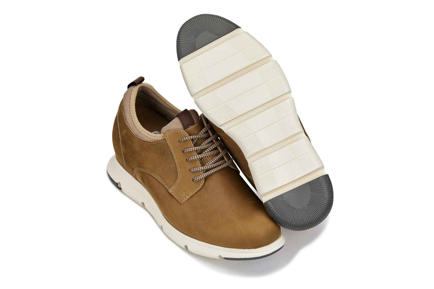 CALTO - J1200 - 3.3 Inches Taller (Tan Brown) Tallmenshoes.com