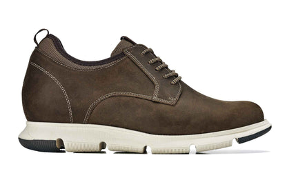 CALTO - J1201 - 3.3 Inches Taller (Coffee Brown) Tallmenshoes.com