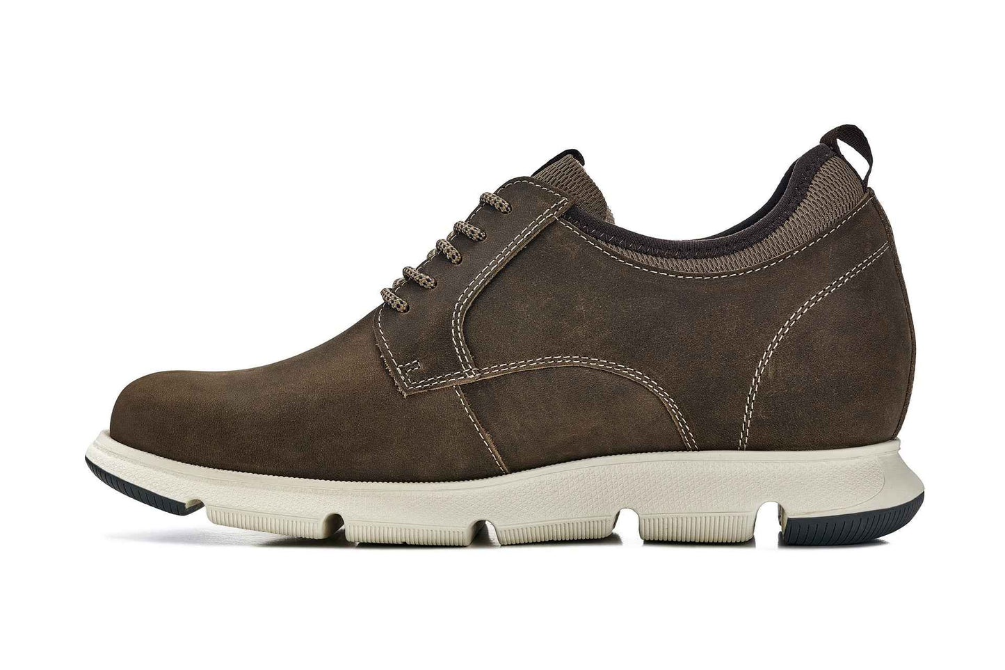 CALTO - J1201 - 3.3 Inches Taller (Coffee Brown) Tallmenshoes.com
