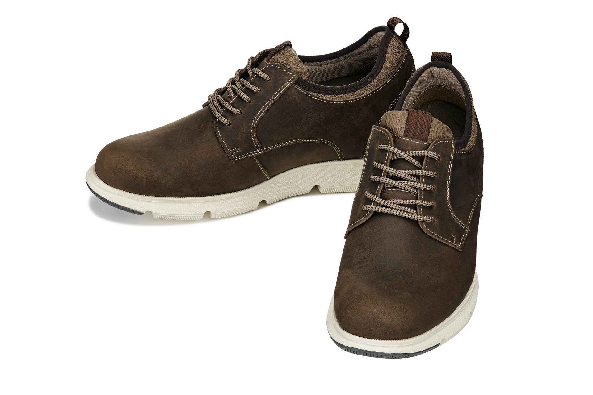 CALTO - J1201 - 3.3 Inches Taller (Coffee Brown) Tallmenshoes.com