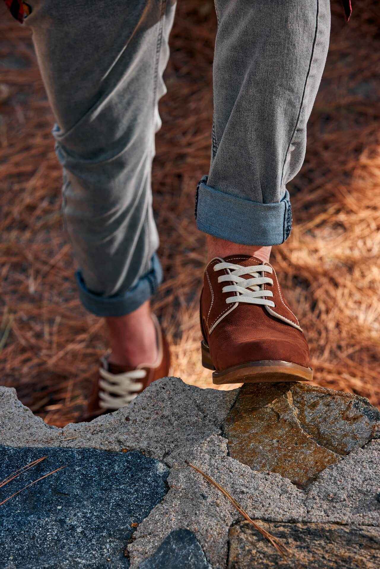 CALTO - J1313 - 3 Inches Taller (Terracotta Brown) - Business Casual Leather Derbies Tallmenshoes.com