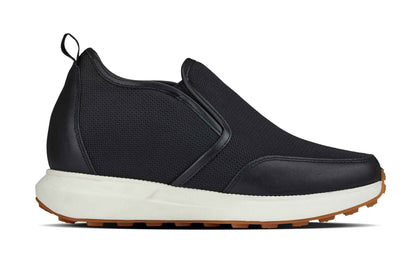CALTO - J1433  - 3.3 Inches Taller (Black) - Casual Chunky Sole Sneaker Loafers Tallmenshoes.com