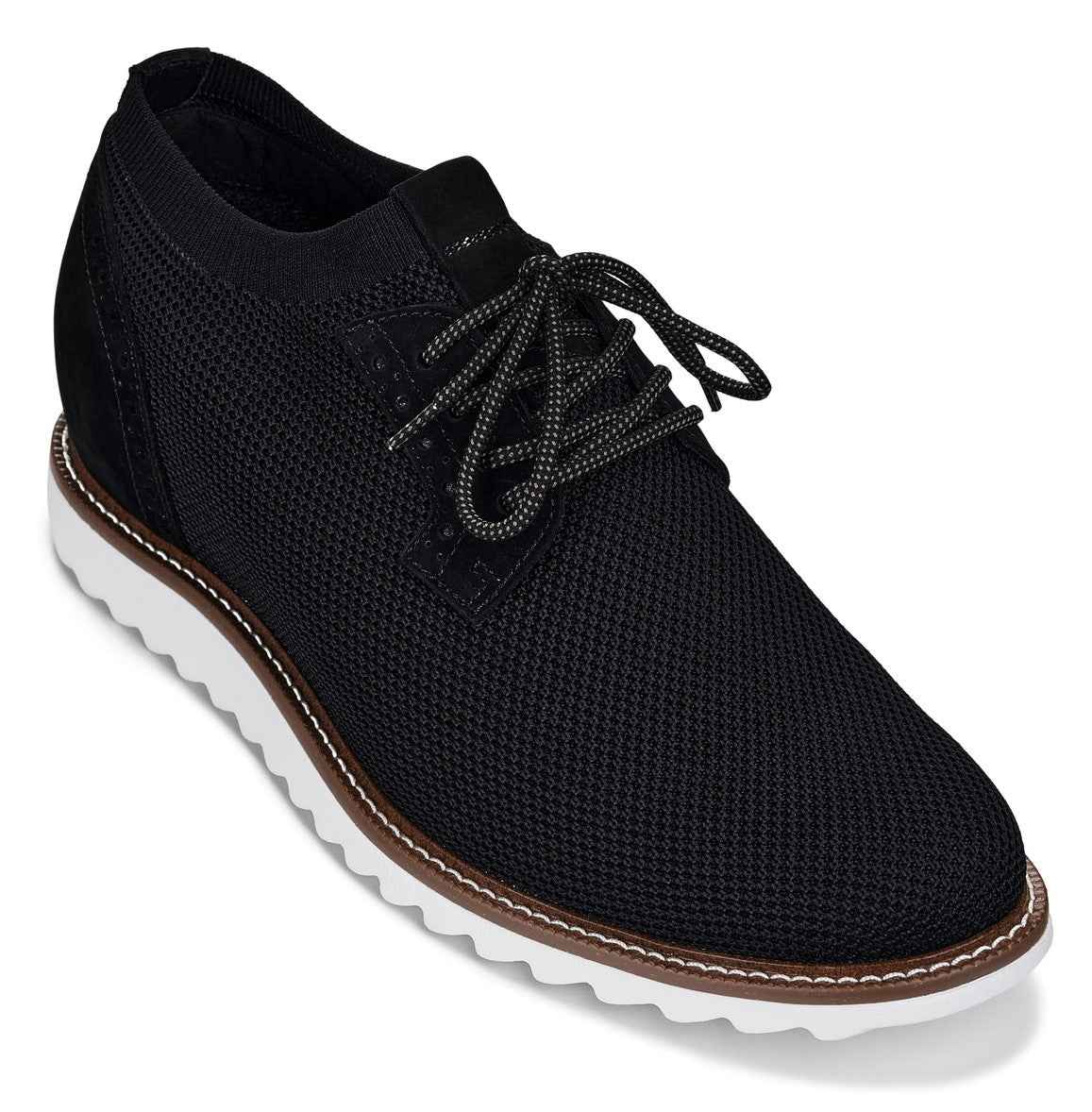 CALTO - J1502 - 3.2 Inches Taller (Noir) Tallmenshoes.com