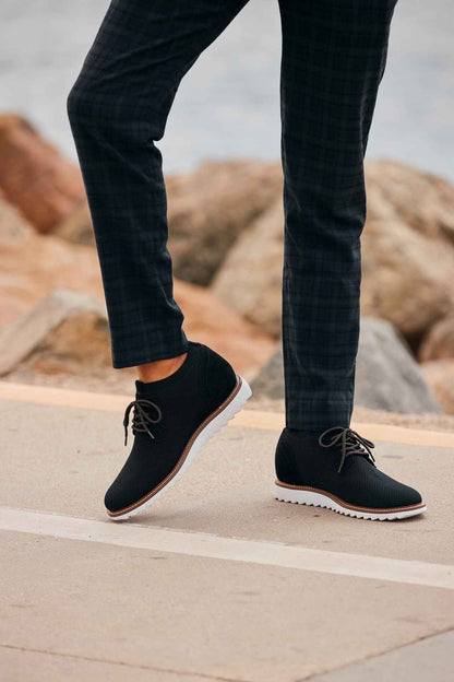 CALTO - J1502 - 3.2 Inches Taller (Noir) Tallmenshoes.com
