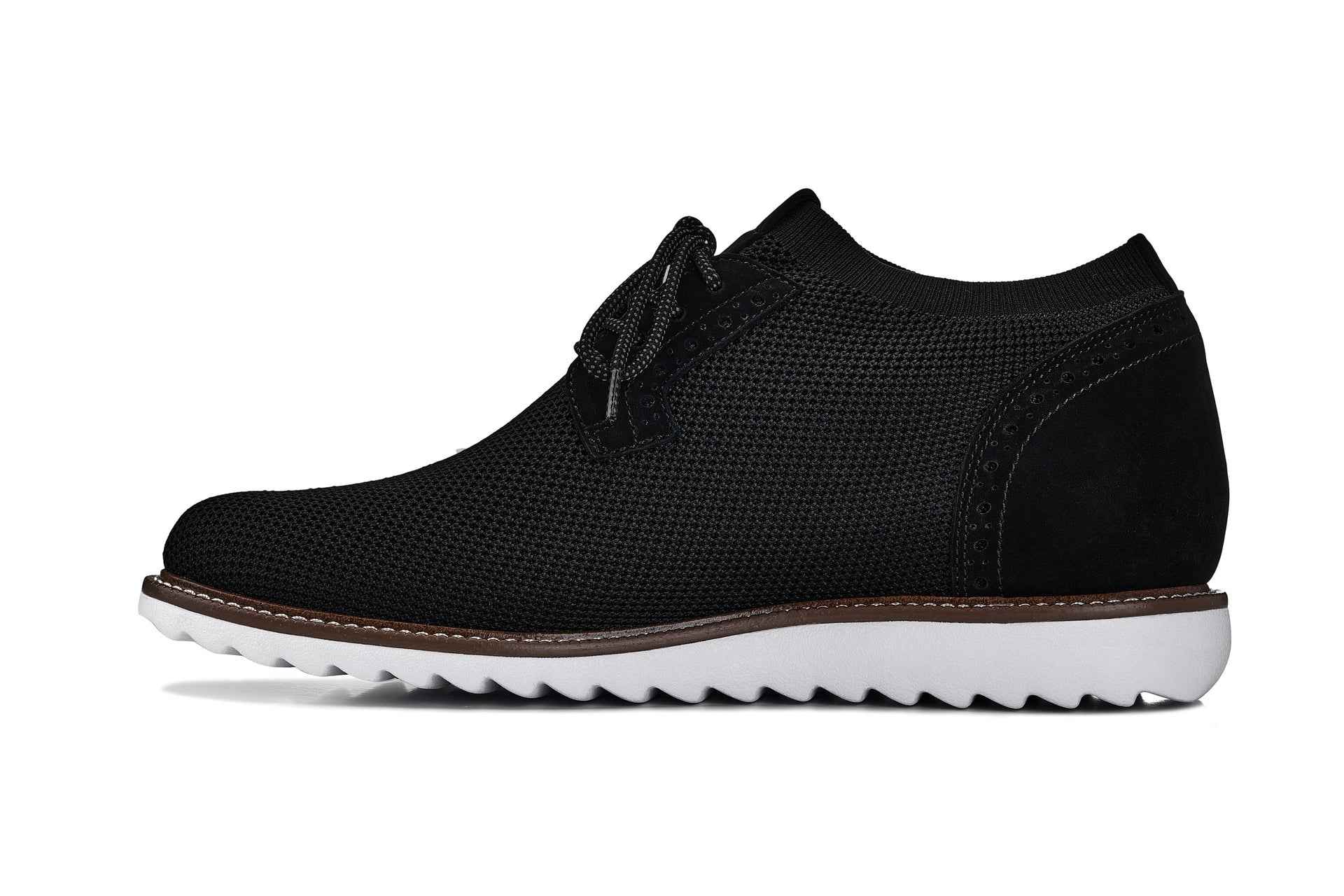 CALTO - J1502 - 3.2 Inches Taller (Noir) Tallmenshoes.com