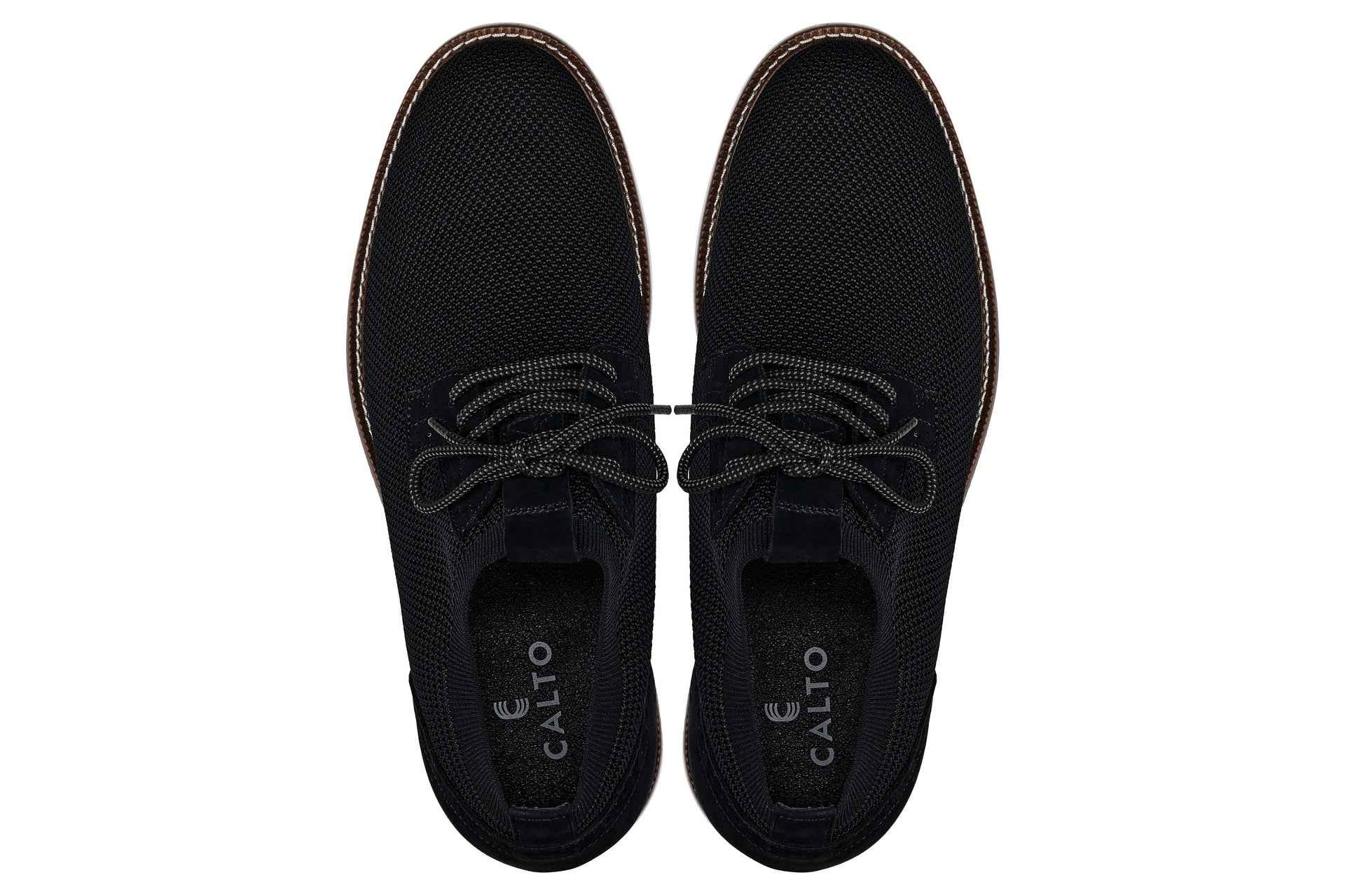 CALTO - J1502 - 3.2 Inches Taller (Noir) Tallmenshoes.com