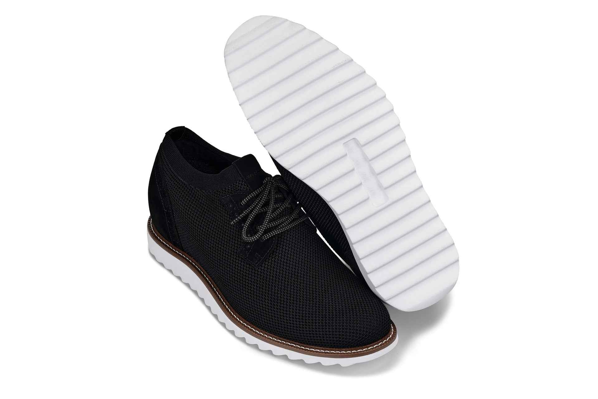 CALTO - J1502 - 3.2 Inches Taller (Noir) Tallmenshoes.com