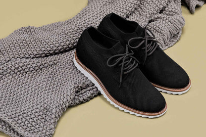 CALTO - J1502 - 3.2 Inches Taller (Noir) Tallmenshoes.com