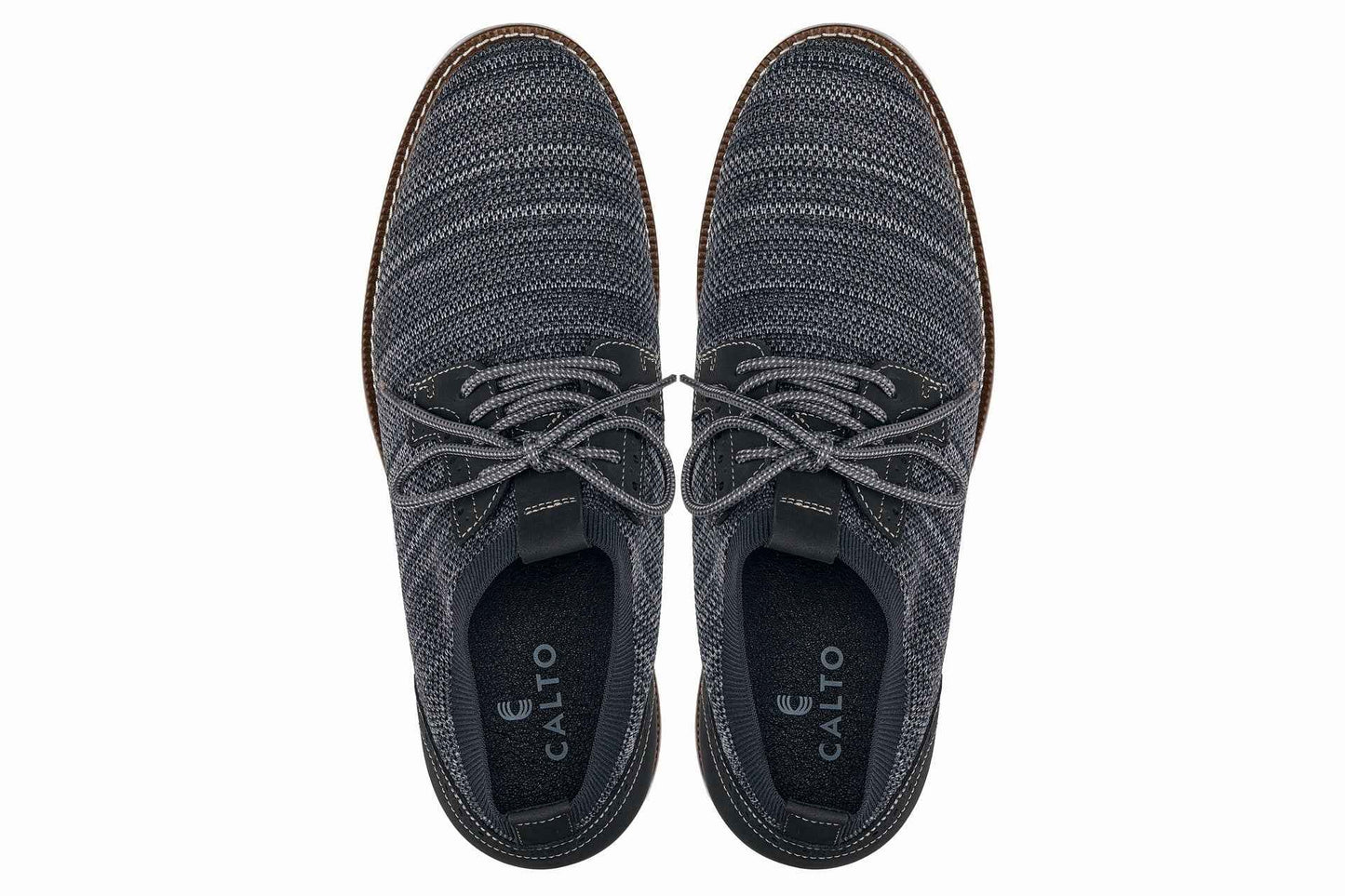 CALTO - J1503 - 3.2 Inches Taller (Grey) Tallmenshoes.com