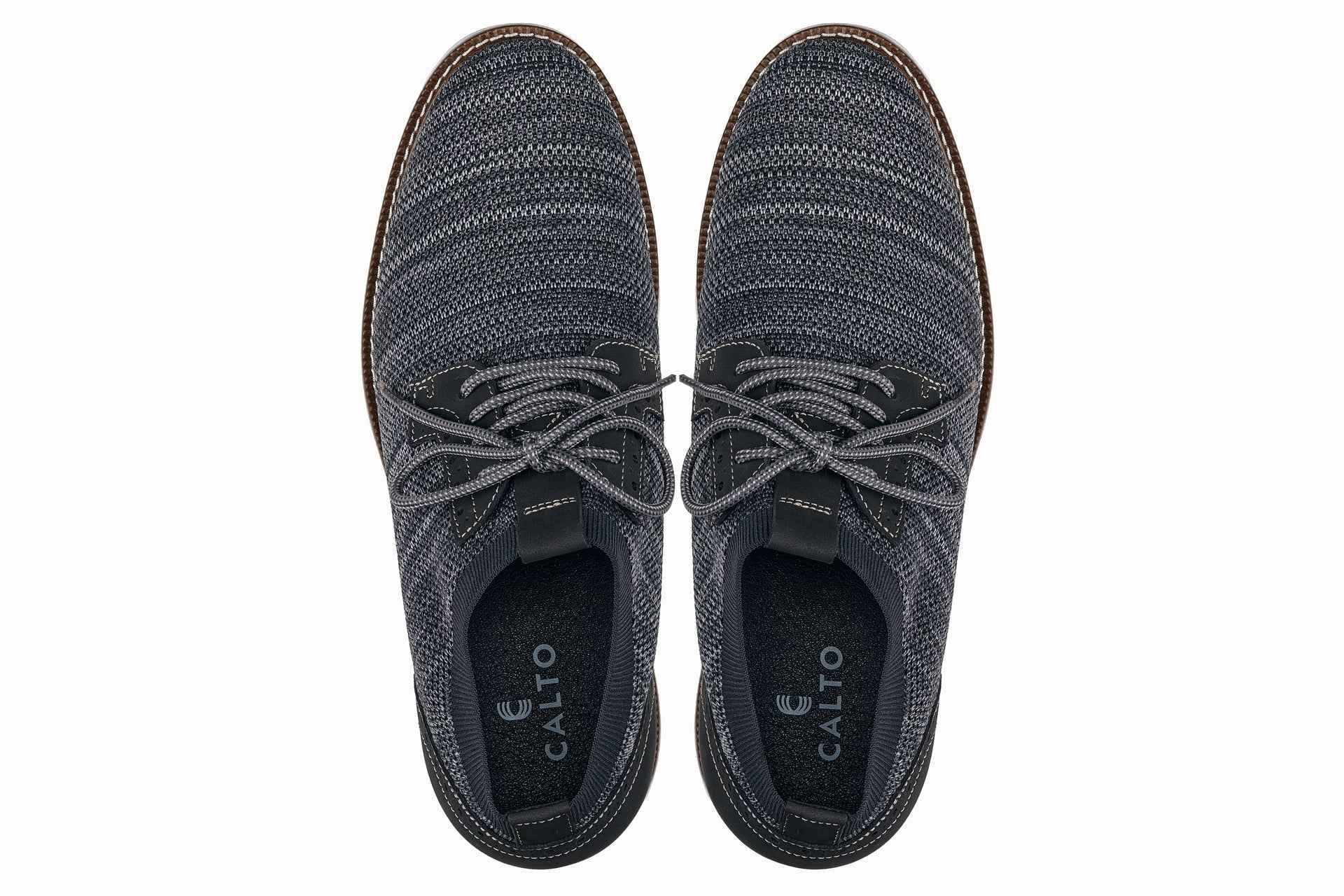 CALTO - J1503 - 3.2 Inches Taller (Grey) Tallmenshoes.com